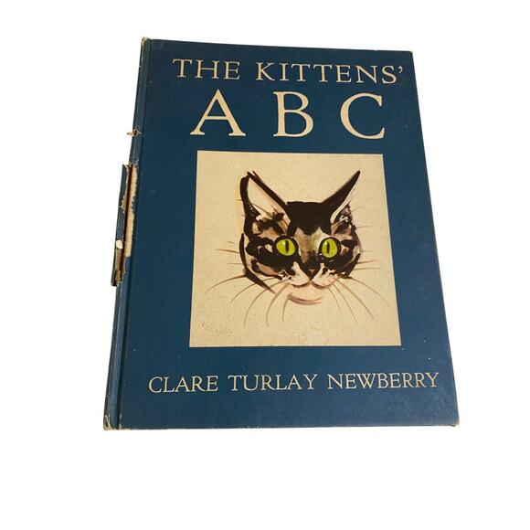 Vintage Scrap Junk Journal Ephemera Book The Kittens ABCs - Picture 1 of 8